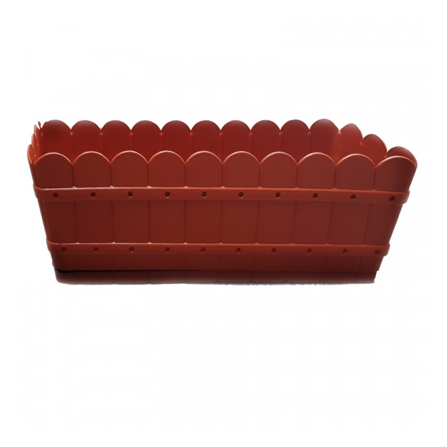 Jardiniera Rustic Sterk cu tava incorporata 40cm Maro DNC28776 CNN
