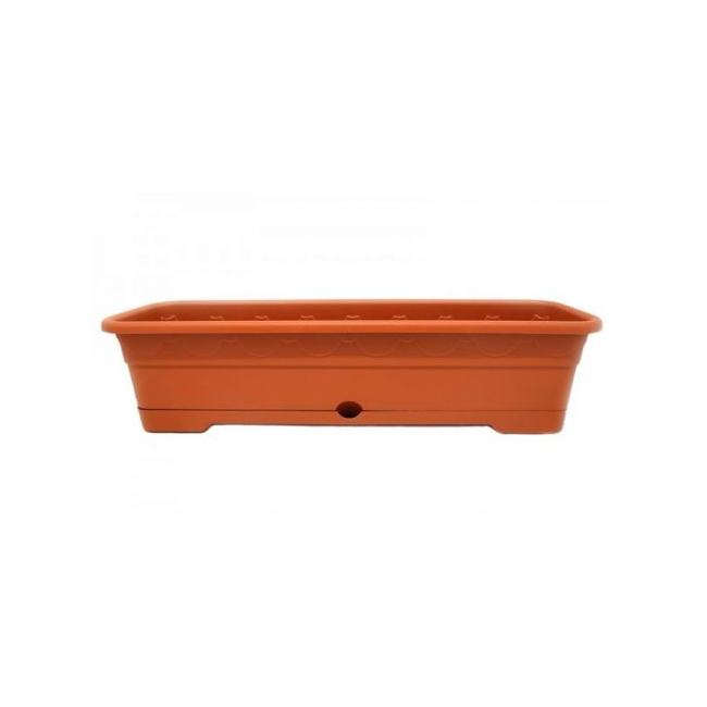 Jardiniera Sterk cu tava incorporata NR.3 73x17x13cm Maro DNC1237 CNN