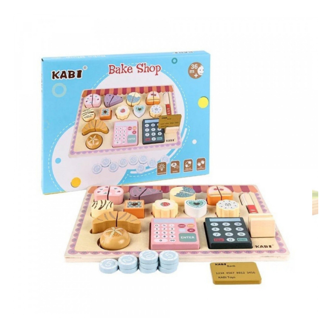 Joc de Lemn Copii Cofetaria Kabi 0104 CWT