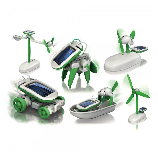 Joc Educativ Copii Kit Constructie Robot Solar 6in1