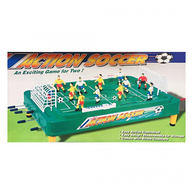 Joc Fotbal de masa cu Toate Accesoriile Tije Fata-Spate Action Soccer