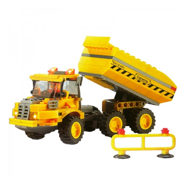 Joc set constructie Camion cu Basculanta Kazi 8043