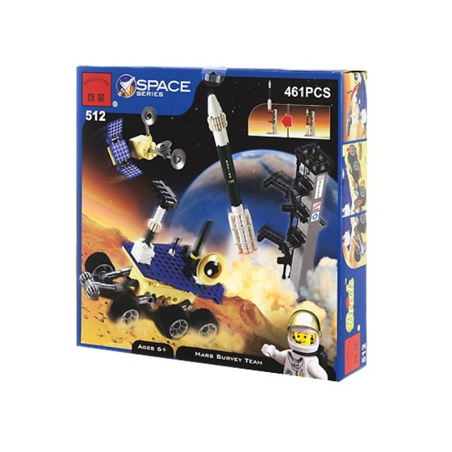 Joc tip Lego Baza Astronauti pe Marte Enlighten 512 cu 461 Piese