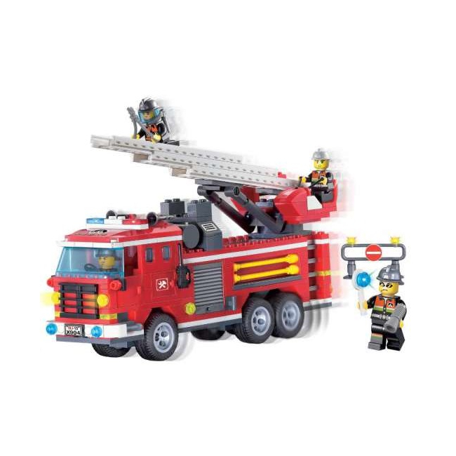 Joc tip Lego City Masina Pompieri Enlighten 904 cu 364 Piese