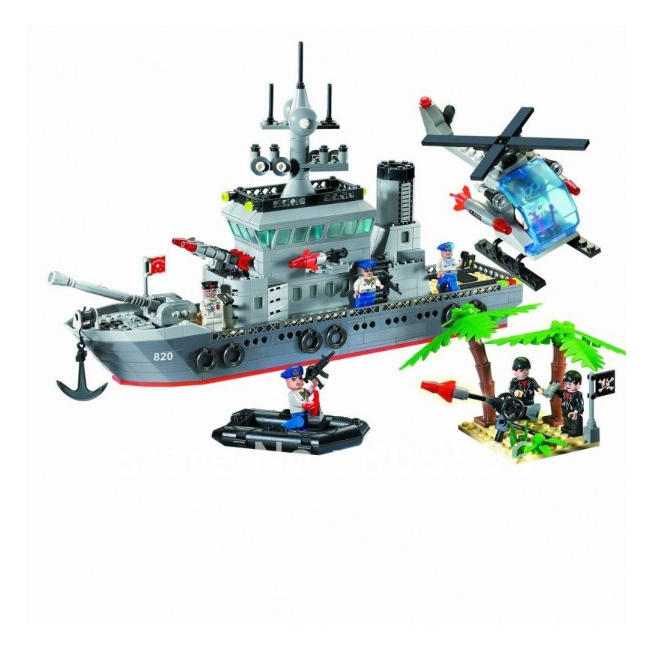 Joc tip Lego Fregata Combat Zones Enlighten 820 614 Piese
