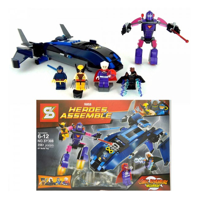 Joc tip Lego Heroes Assemble SY308 356 Piese