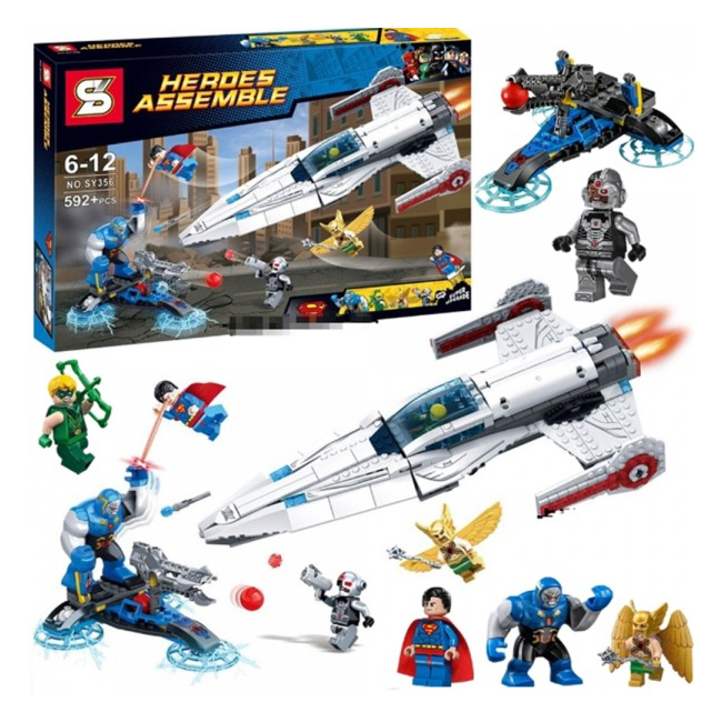 Joc tip Lego Heroes Assemble SY356 592 Piese