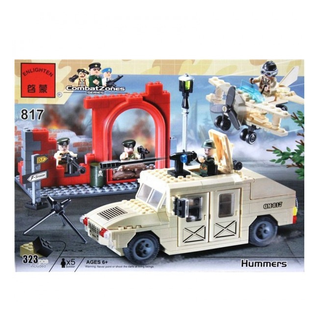 Joc tip Lego Masina Hummer Enlighten 817 cu 323 Piese