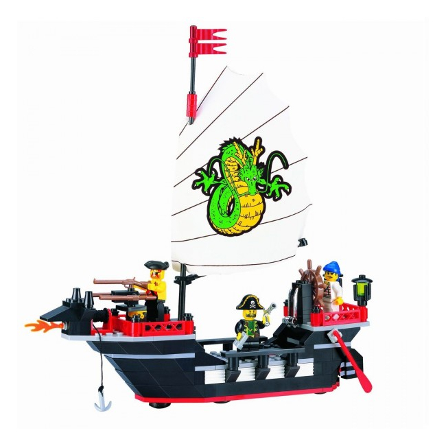 Joc tip Lego Nava Pirati Enlighten 301 cu 211 Piese