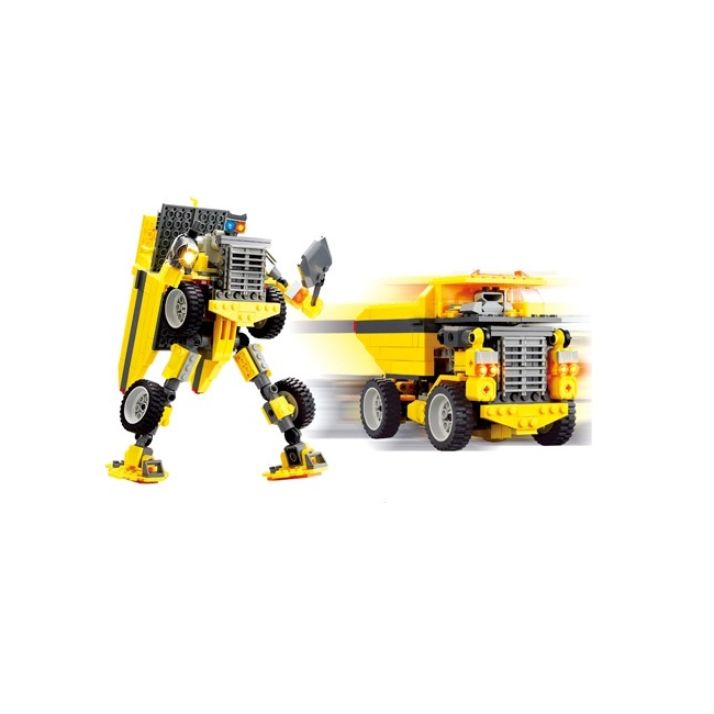Joc Tip Lego Set Constructie Robot Camion Transformer Kazi 8019