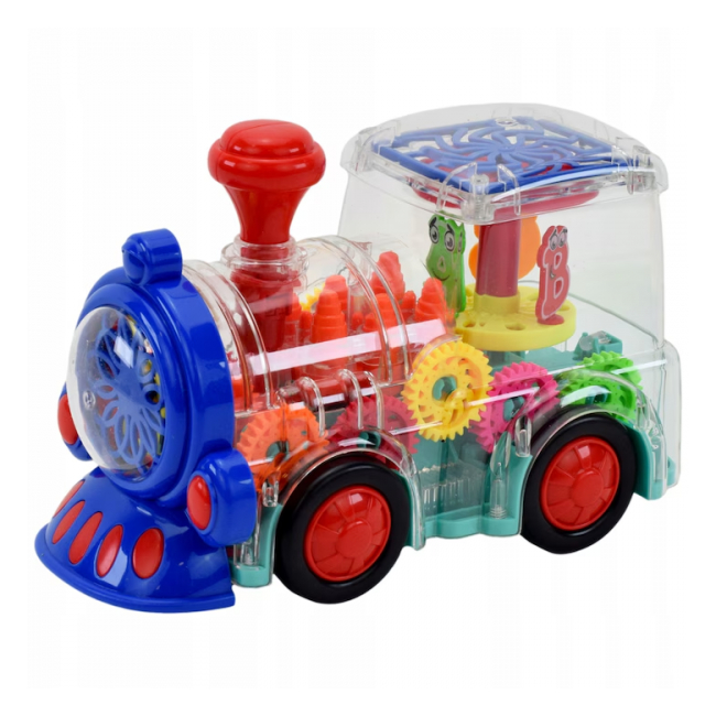 Jucarie interactiva trenulet cu locomotiva multicolora FS238-1A