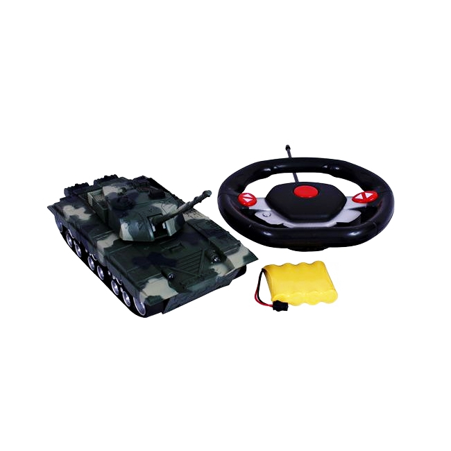 Jucarie Tanc cu Telecomanda tip Volan RC BATTLE TANK 369