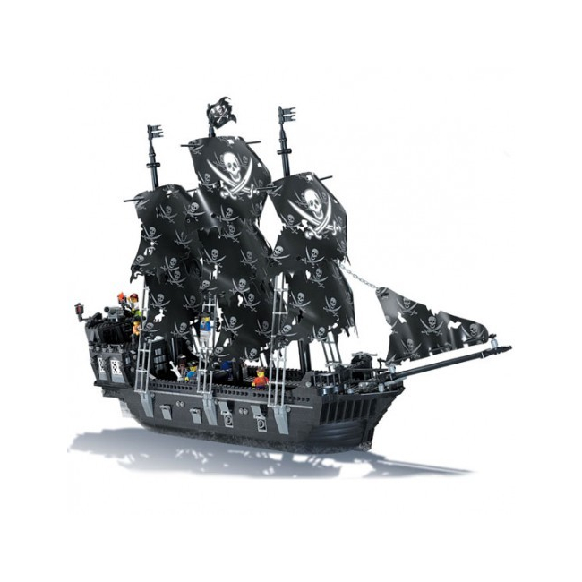 Jucarie tip lego Corabia Piratilor Black Pearl Kazi KY87010 1184 Piese