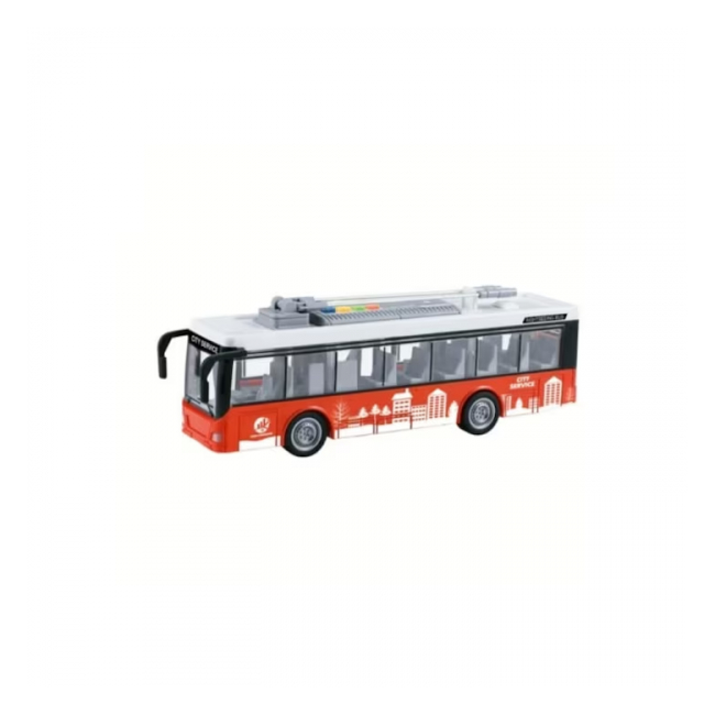 Jucarie Troleu cu sunete si lumini rosu / alb 28cm WY911A CWT