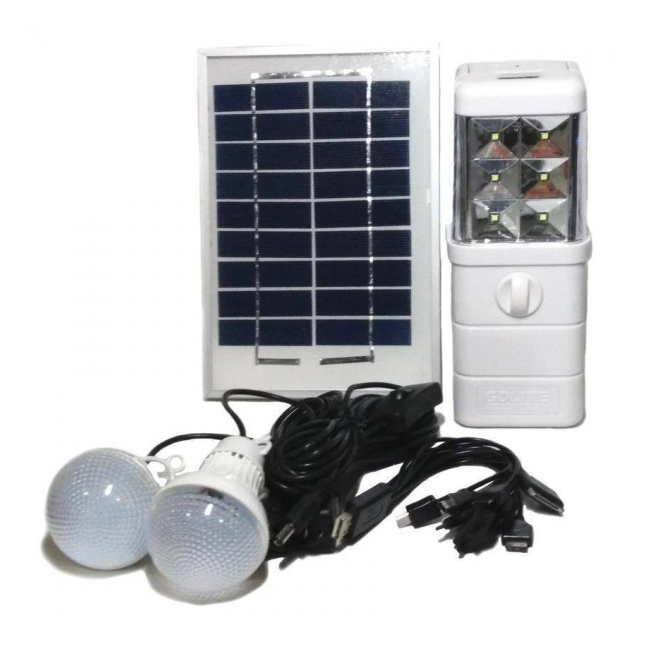 Kit de Iluminat si Alimentare cu Incarcare Solara si 220V GDLITE GD8024