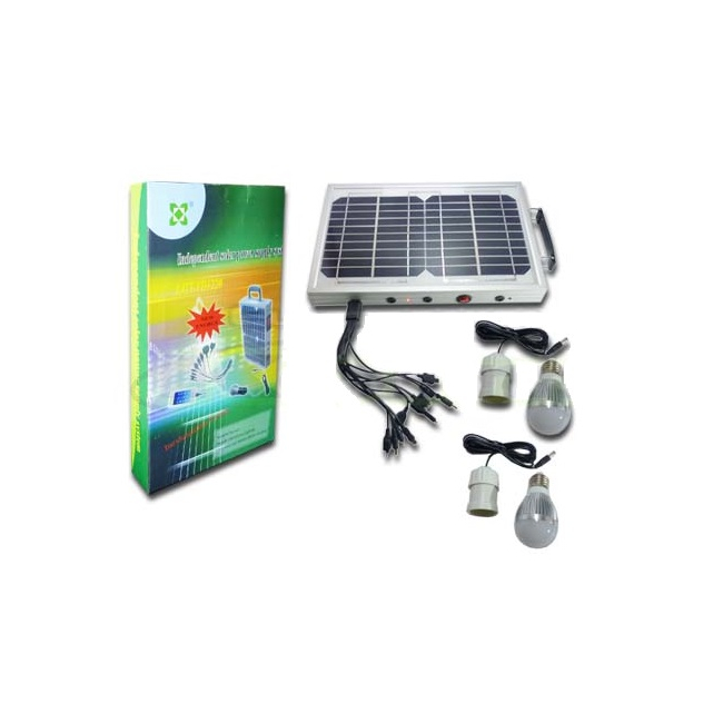 Kit Incarcare Solara cu Panou Fotovoltaic, Becuri si USB LGTFD1220