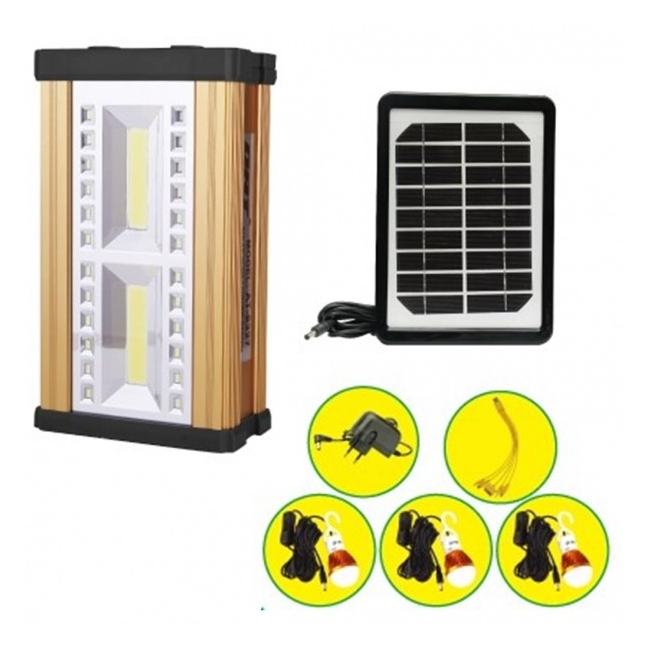 Kit Solar Lanterna LED 10W COB LED DAT AT8327 Panou Incarcare Solara