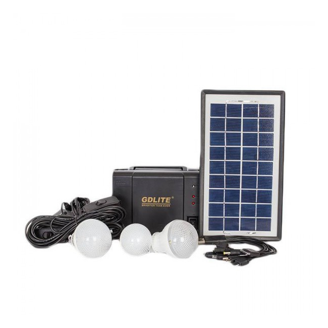 Kit Incarcator Urgente cu Panou Solar GdLite GD8006A 6V4Ah
