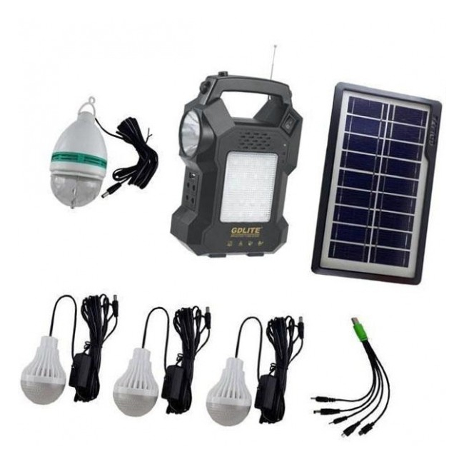 Kit Incarcator Urgente Panou Solar Radio USB MP3 GdLite GD8050