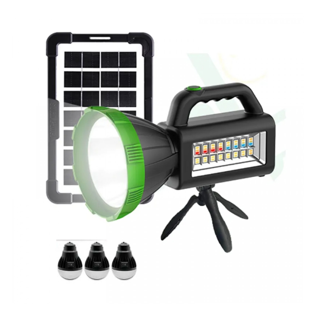 Kit Lanterna cu Panou Solar 3 becuri incluse incarcare telefoane Cclamp CL-2303 NNN