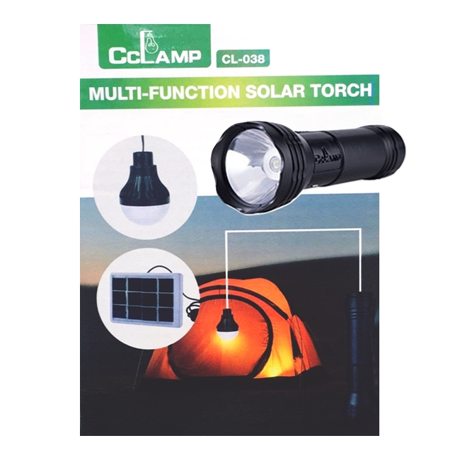 Kit Solar cu Lanterna LED 3W si Bec Led SMD CL038