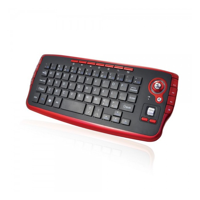 Kit Wireless Tastatura si Mouse Trackball pentru Smart TV FC9055