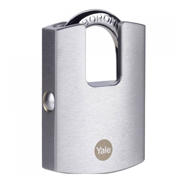 Lacat cu cheie alama nichel satinat Y122B/50/123/1 50mm Yale 3 chei MNR1330
