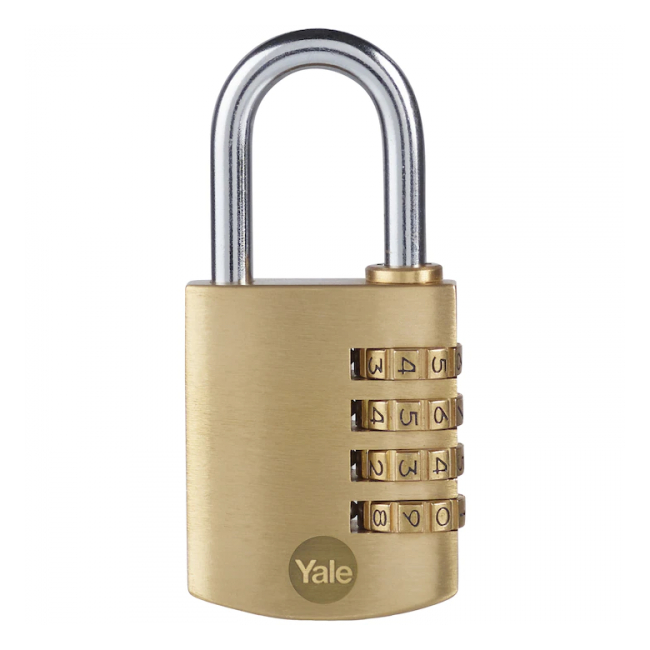 Lacat din alama cu cifru Yale Y150B/40/130/1 40mm veriga MNR7050