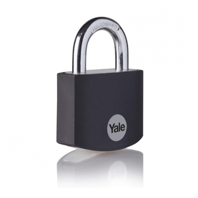 Lacat Yale din aluminiu corp 38mm nivel standard protectie YE3B/38/119/1/BK MNR261