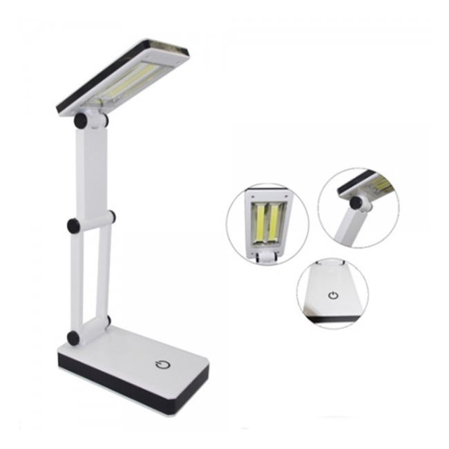 Lampa de birou pliabila 2x3W COB LED Alimentare USB Baterii HGBL018