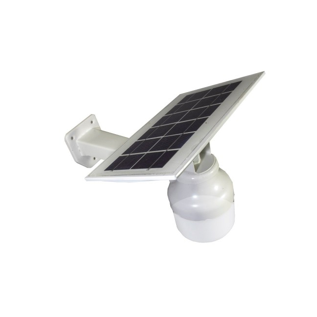 Lampa LED cu Panou Solar 10W cu Senzor Crepuscul si Suport 21x33cm