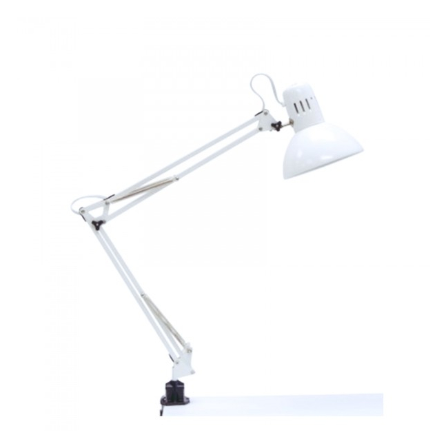 Lampa Metalica pentru Masa de Lucru Saloane Manichiura Alba LPMS