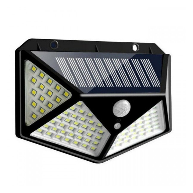 Lampa Solara de Perete 100 LEDuri si Senzori 13x9.5cm FX100LED XXM