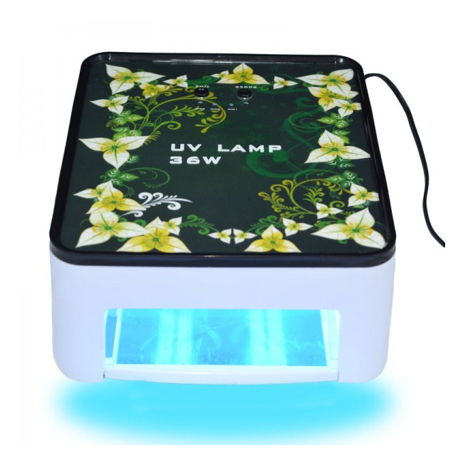 Lampa UV 36W Design Floral Uscare Rapida Gel Unghii si Oja Semi SM301