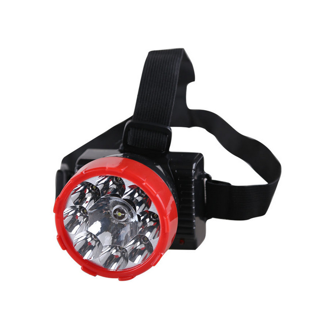 Lanterna Frontala 9 LEDuri 1W cu Acumulator SL698