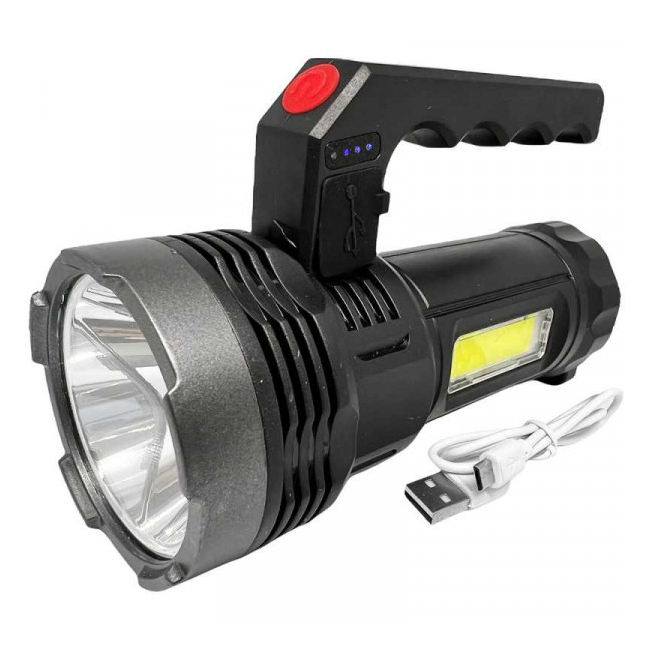 Lanterna Frontala OSL+COB LED Maner, Acumulator la USB 828 CGS