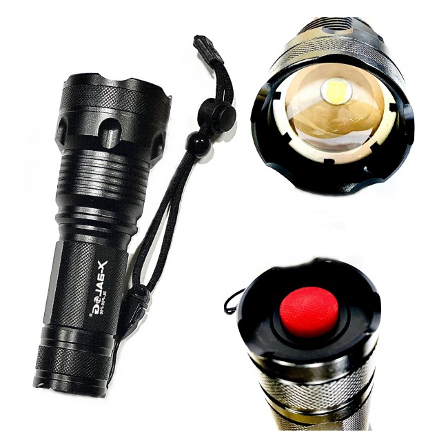 Lanterna LED 10W Zoom Incarcare USB Acumulator 26650 BLP09P50 XHP50