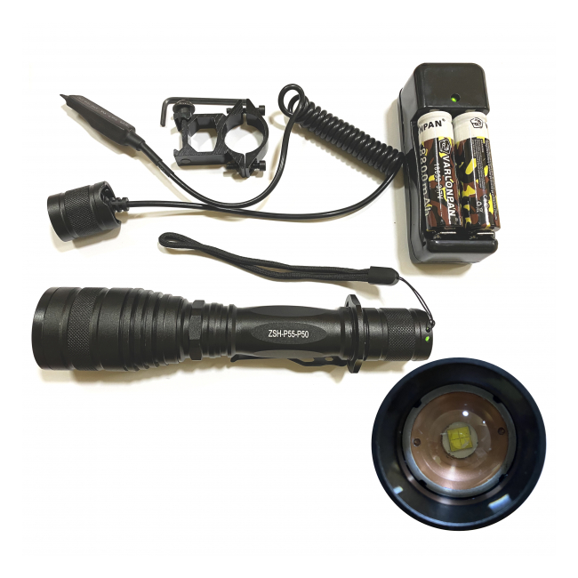 surprise soul lime Lanterna LED 1Faza Zoom Suport Arma Vanatoare 2x18650 ZSHP55P50 Preturi  Ieftine