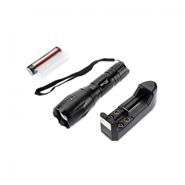 Lanterna LED cu Zoom si Acumulator 18650 ZYR650 BL1931T6