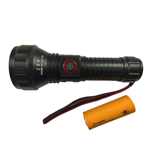 Lanterna Profesionala Puternica LED T40 cu 26650 USB-C ZSHX88GT40