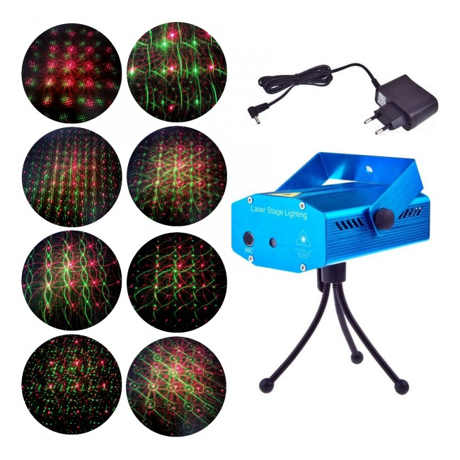 Laser Proiector Jocuri de Lumini Rosu Verde YX6M