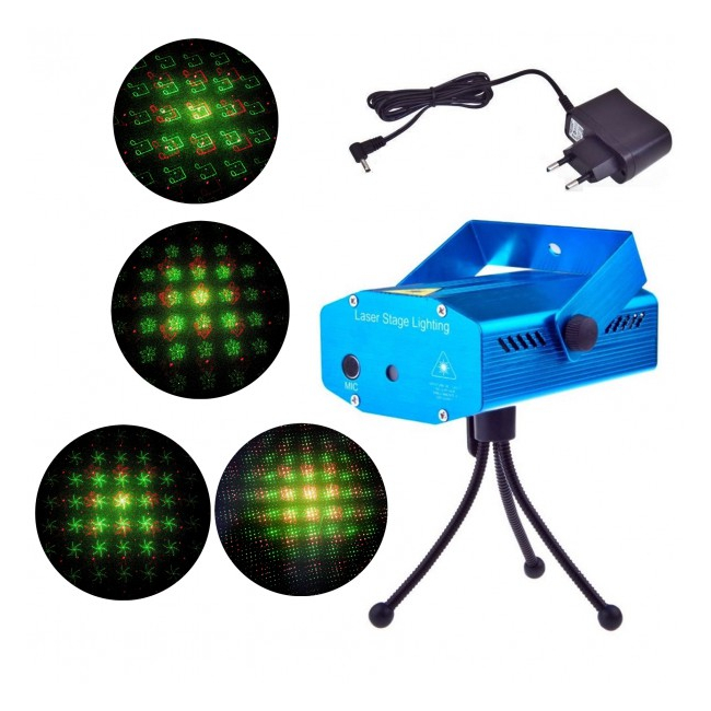 Laser Proiector Jocuri de Lumini Rosu Verde YXA4