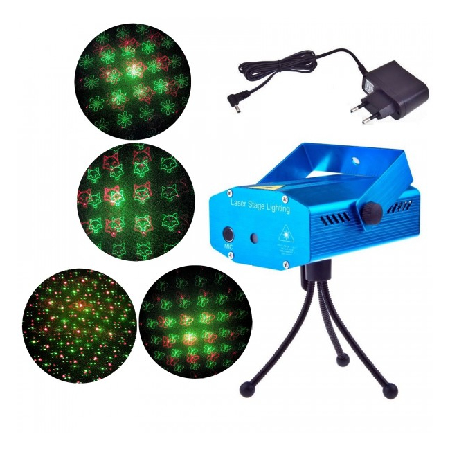Laser Proiector Jocuri de Lumini Rosu Verde YXA7
