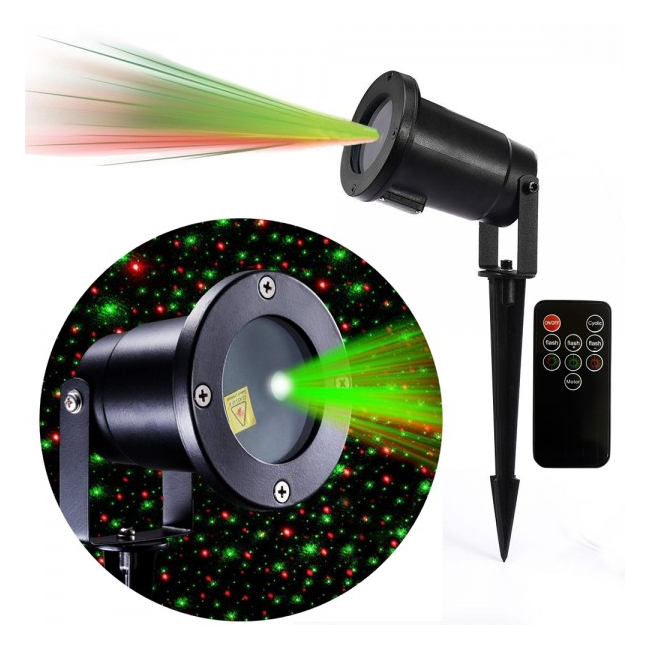 Laser Proiector tip Star Shower Rosu Verde Senzor, Telecomanda LZ9606