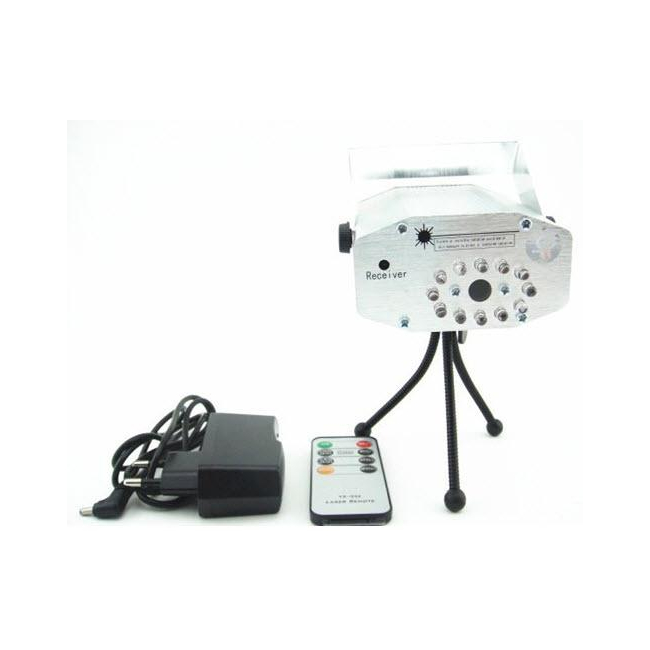 Laser Stroboscop cu LEDuri si Telecomanda YX032
