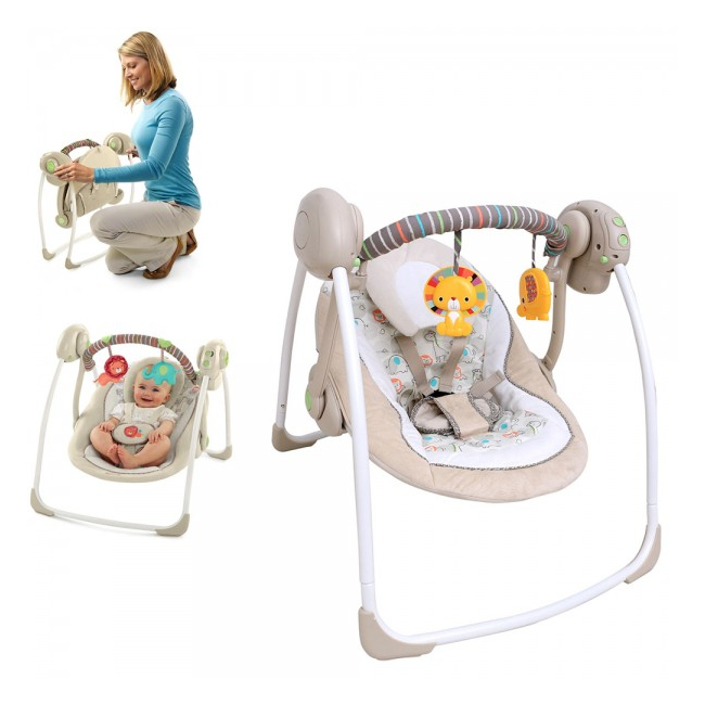 Leagan Bebe Balansoar Muzical Portabil Copii Max 9Kg  Swing 6194