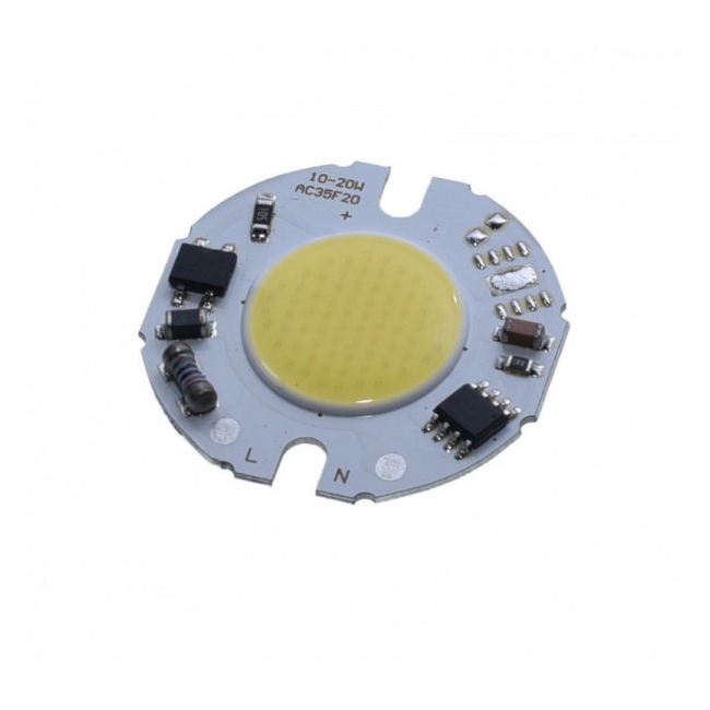 LED COB 35mm Putere 10W 220V Alb Rece LEDH35F10022 XXM