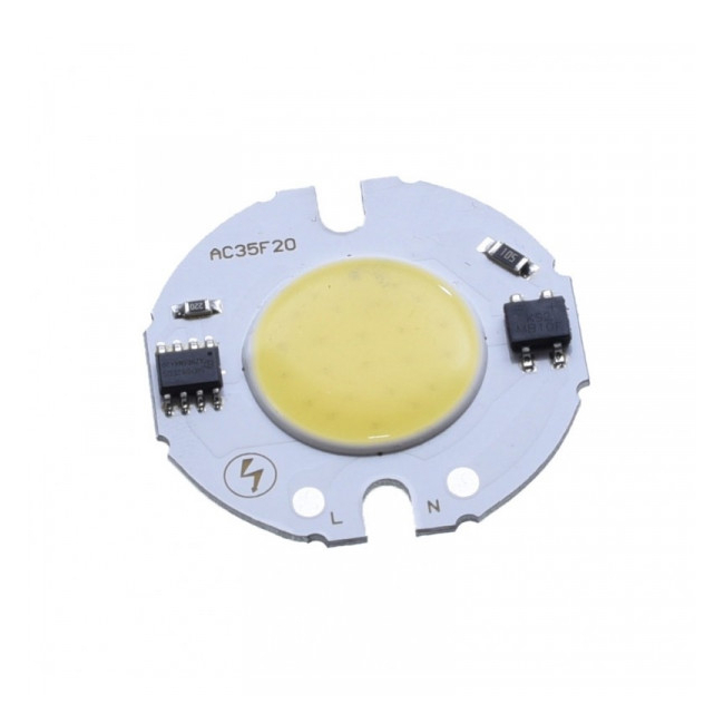 LED COB 35mm Putere 4W 220V Alb Rece LEDH35F04022 XXM