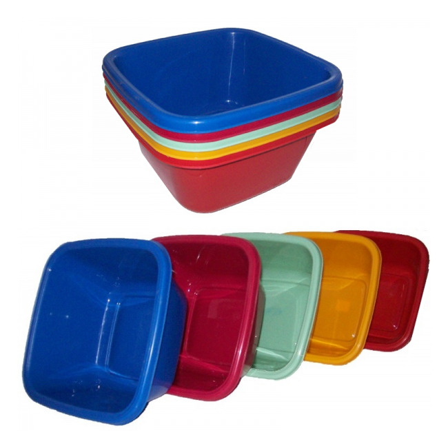Lighean patrat din plastic 282 8L