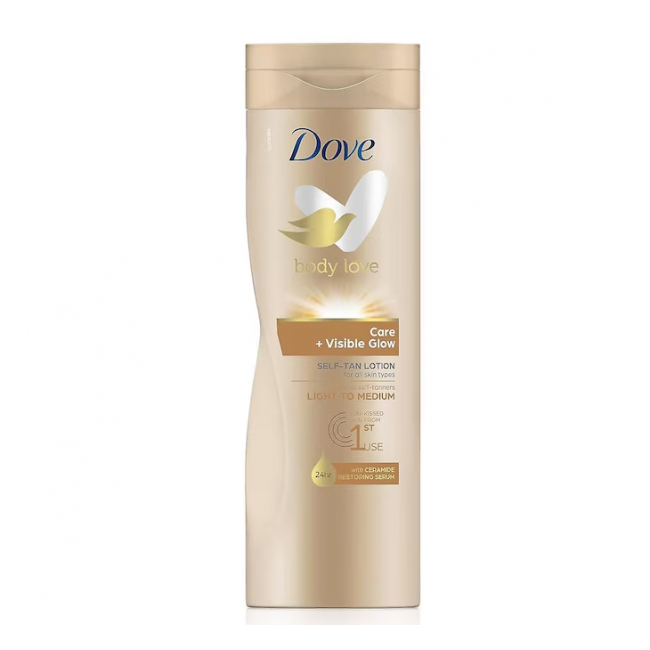 Lotiune de corp Autobronzanta Light to Medium Visible Glow Dove 400ml DNC45955